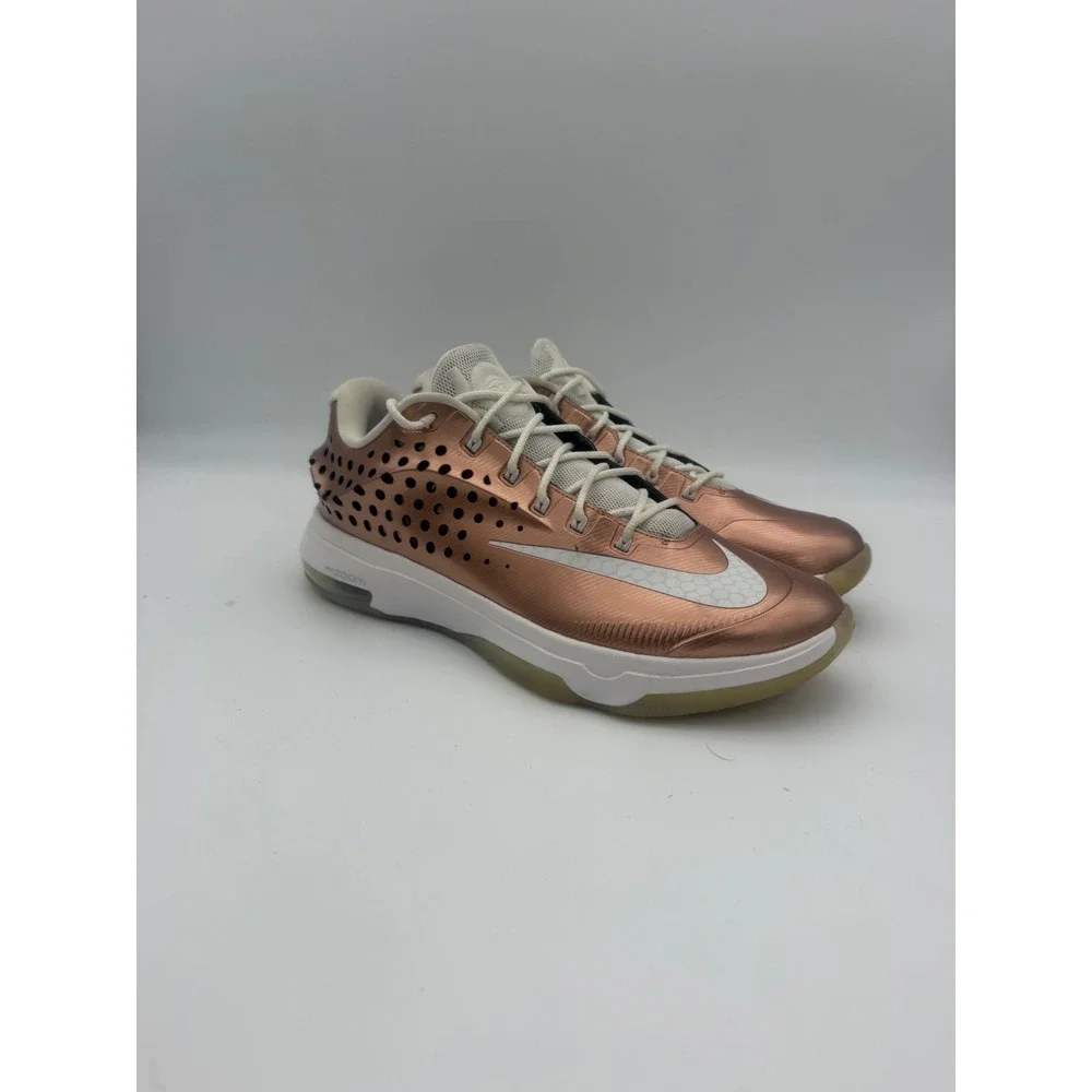 Nike KD 7 Elite EYBL Copper Bronze Basketball Shoes 800514-914 Mens 12.5